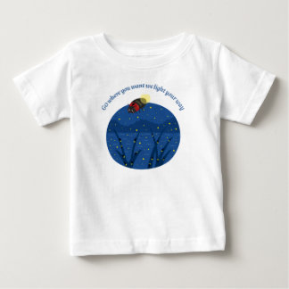 T-shirt Pour Bébé T-shirt bébé en jersey fin avec lucioles