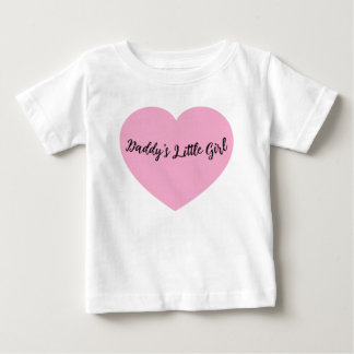 T-shirt Pour Bébé T-shirt bébé fille Papa Cœur Rose