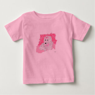 T-shirt Pour Bébé T-Shirt Bébé Filles Poodle