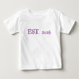 T-shirt Pour Bébé T-shirt Bébé fin Jersey, blanc