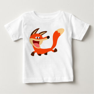 T-shirt Pour Bébé T-shirt bébé Fox de caricature malicieux mignon
