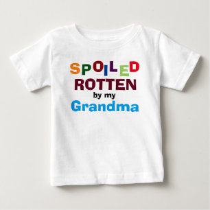 T-shirt Pour Bébé T-Shirt Bébé Gâché Par Ma Grand-Mère