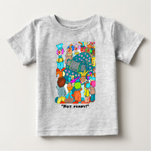 T-shirt bébé garçon pas drôle !