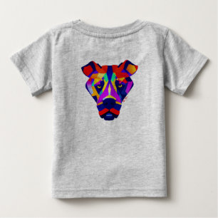 T-shirt Pour Bébé T-shirt bébé gris Alexander's Dog dos