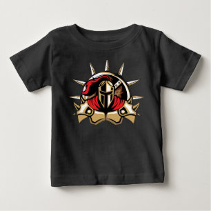 T-shirt Pour Bébé T-shirt bébé guerrier spartiate mignon