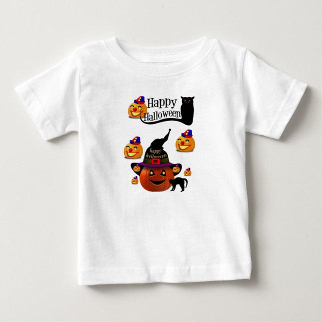 T-shirt Pour Bébé T-shirt bébé Halloween (Devant)