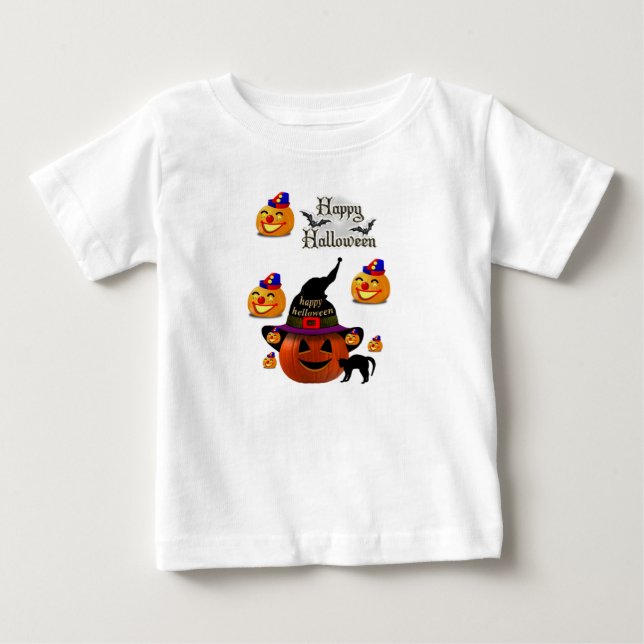 T-shirt Pour Bébé T-shirt bébé Halloween (Devant)