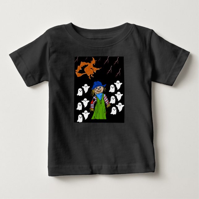 T-shirt Pour Bébé T-shirt bébé Halloween (Devant)