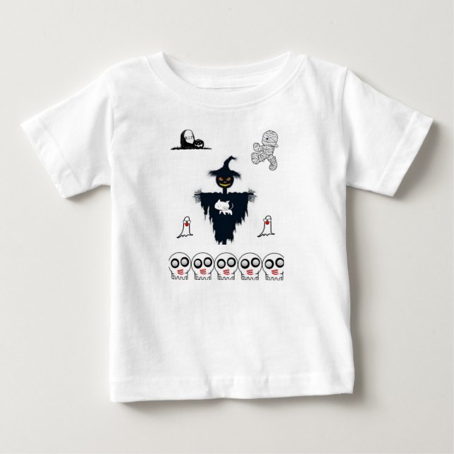 T-shirt Pour Bébé T-shirt bébé Halloween (Devant)