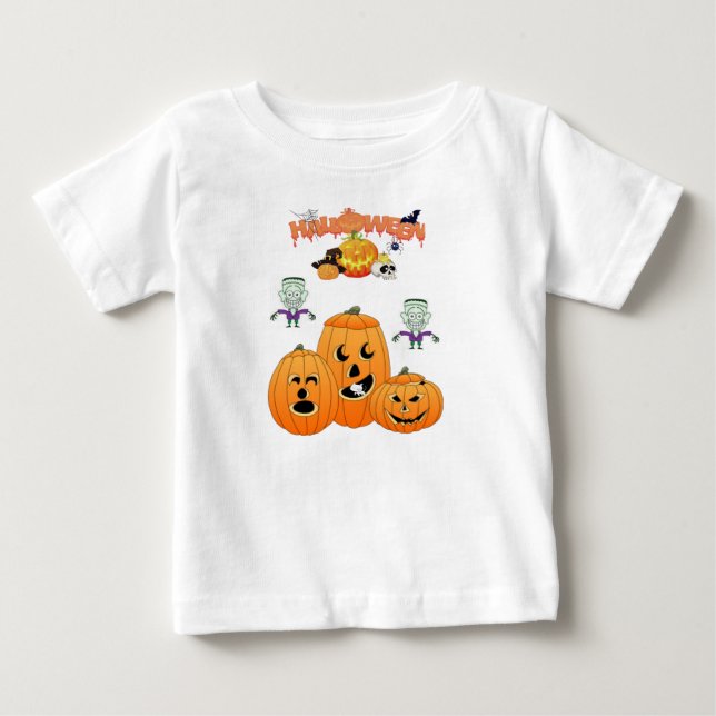 T-shirt Pour Bébé T-shirt bébé Halloween (Devant)