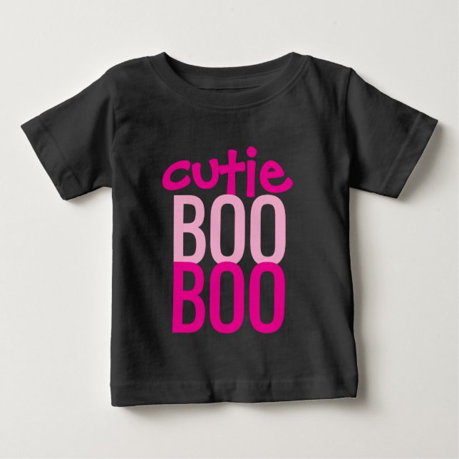 T-shirt Pour Bébé T-Shirt bébé : HALLOWEEN Cutie Boo #3 (Devant)