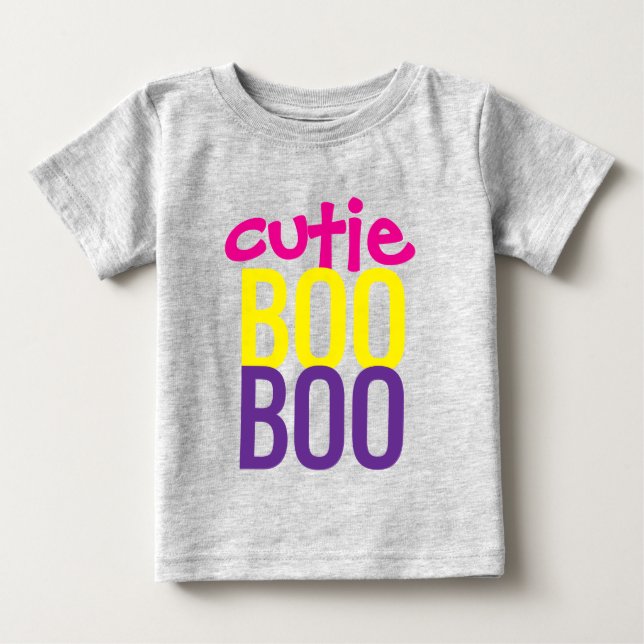 T-shirt Pour Bébé T-shirt bébé : HALLOWEEN Cutie Boo #8 (Devant)