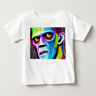 T-shirt Pour Bébé T-shirt bébé Halloween Frankenstein