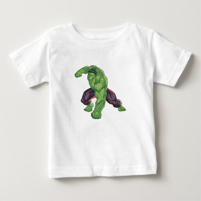 T-shirt Pour Bébé T-shirt bébé HULK mignon (Devant)