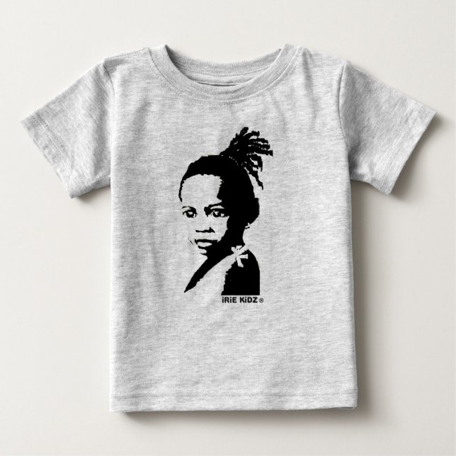 T-shirt Pour Bébé T-shirt bébé iE KiDZ® "Enfant Rasta" (Devant)
