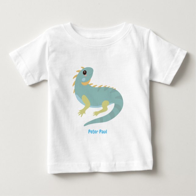 T-shirt Pour Bébé T-shirt bébé Iguana Lizard personnalisé (Devant)