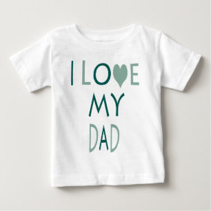 T-shirt Pour Bébé T-Shirt Bébé J'Aime Mon Papa