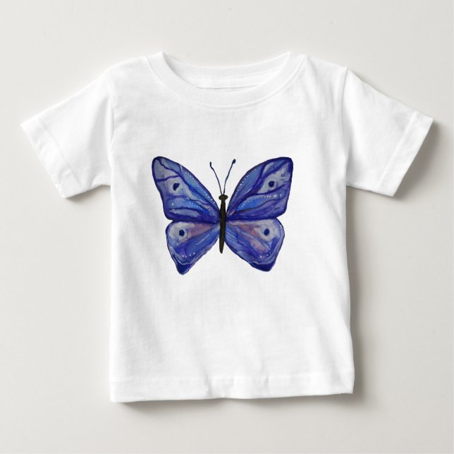 T-shirt Pour Bébé T-shirt Bébé Jersey fin, blanc (Devant)