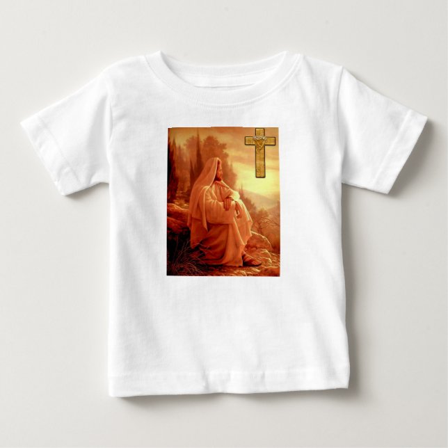 T-shirt Pour Bébé T-shirt bébé Jésus (Devant)