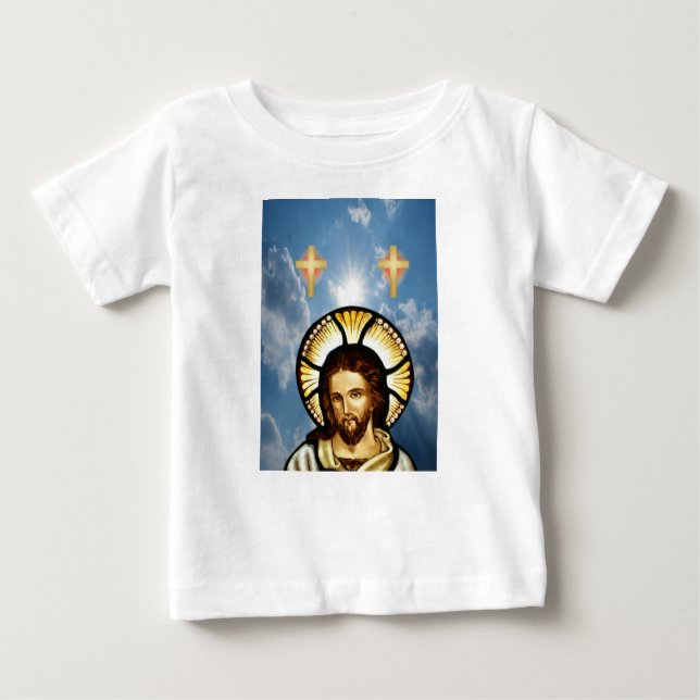 T-shirt Pour Bébé T-shirt bébé Jésus (Devant)