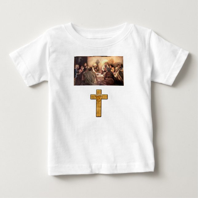 T-shirt Pour Bébé T-shirt bébé Jésus (Devant)