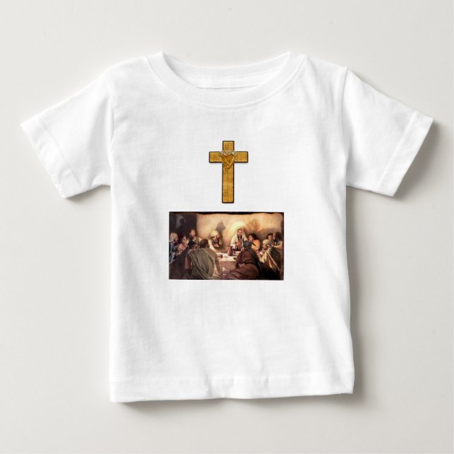 T-shirt Pour Bébé T-shirt bébé Jésus (Devant)