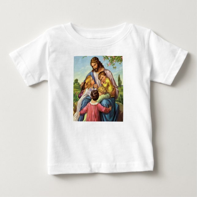 T-shirt Pour Bébé T-shirt bébé Jésus (Devant)