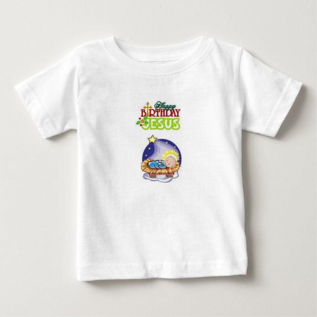 T-shirt Pour Bébé T-shirt bébé Jésus (Devant)