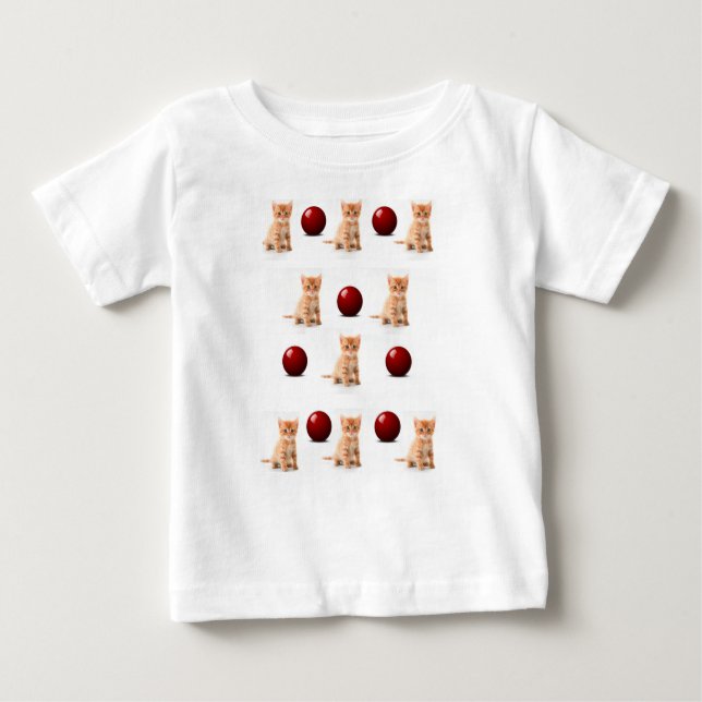 T-shirt Pour Bébé T-shirt bébé Kitten (Devant)