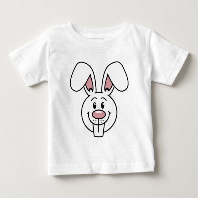 T-shirt Pour Bébé T-shirt bébé lapin (Devant)