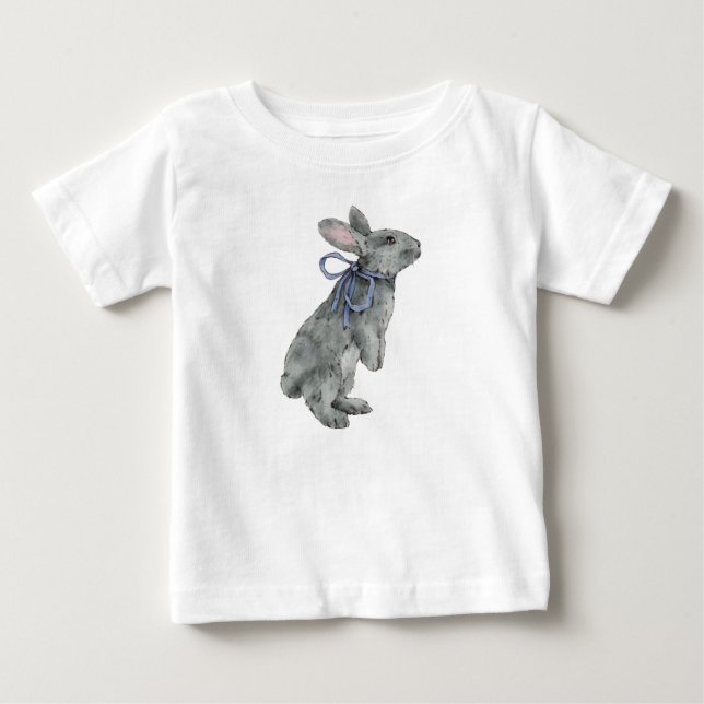 T-shirt Pour Bébé T-shirt bébé lapin (Devant)