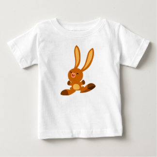 T-shirt Pour Bébé T-shirt bébé lapin joyeux caricature