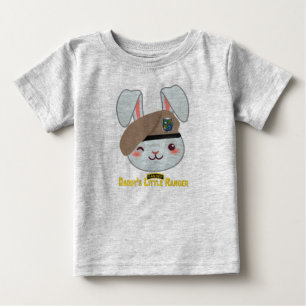 T-shirt Pour Bébé T-shirt bébé « Le petit lapin rangers de papa »