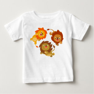 T-shirt Pour Bébé T-shirt bébé Lions sans caricature mignonne
