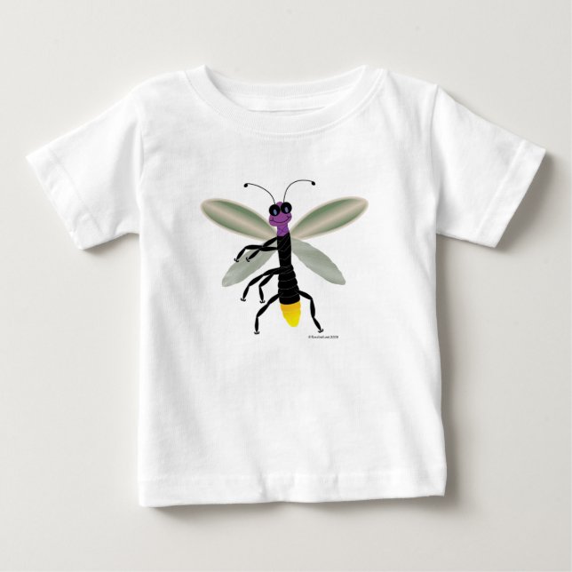 T-shirt Pour Bébé T-shirt bébé luciole (Devant)