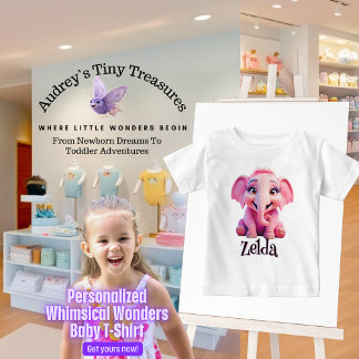 T-shirt Pour Bébé T-shirt bébé Merveilles Fantaisistes Personnalisée