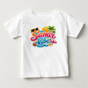 T-shirt Pour Bébé T-shirt bébé mignon ambiance estivale Su