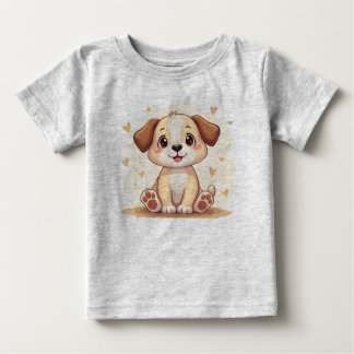 T-shirt Pour Bébé T-shirt bébé mignon chiot