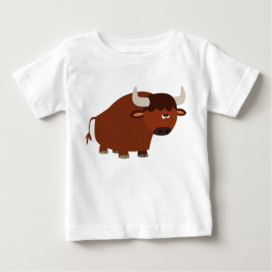 T-shirt Pour Bébé T-shirt Bébé mignon en caricature Shy
