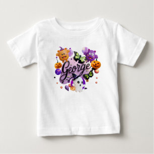 T-shirt Pour Bébé T-shirt bébé mignon Halloween "George"