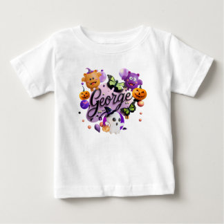 T-shirt Pour Bébé T-shirt bébé mignon Halloween "George"