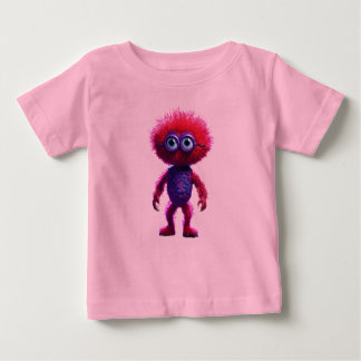 T-shirt Pour Bébé "T-shirt bébé monstre-germe rouge"