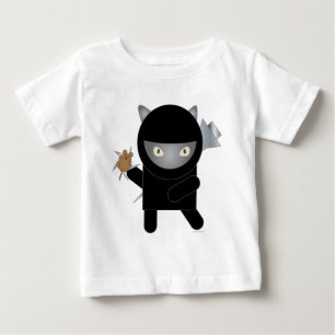 T-shirt Pour Bébé T-shirt bébé ninja kitty