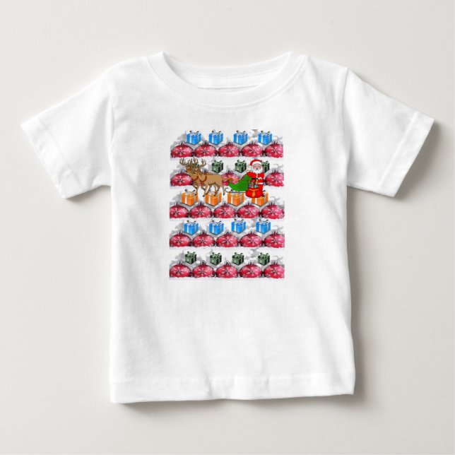 T-shirt Pour Bébé T-shirt bébé Noël (Devant)