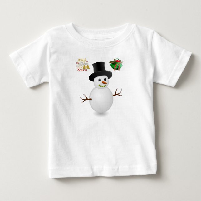 T-shirt Pour Bébé T-shirt bébé Noël (Devant)