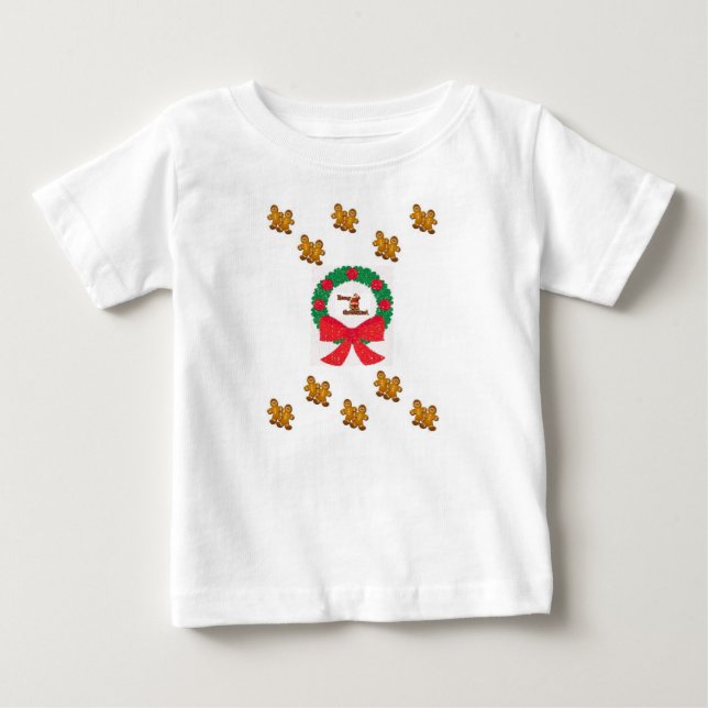 T-shirt Pour Bébé T-shirt bébé Noël (Devant)