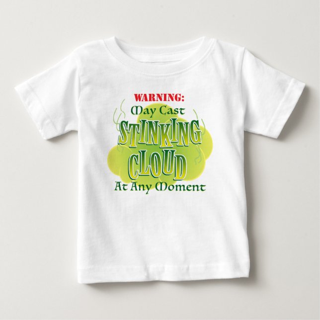 T-shirt Pour Bébé T-shirt Bébé Nuage Puant (Devant)
