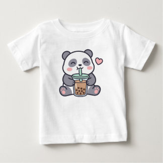 T-shirt Pour Bébé T-shirt Bébé Panda Mignon à bulles