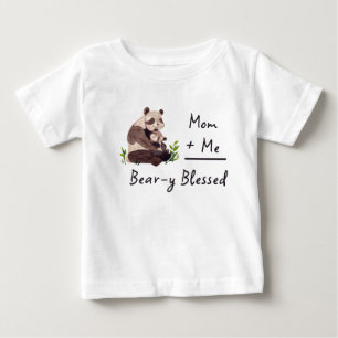 T-shirt Pour Bébé T-shirt bébé panda très chanceux   Cadeau assorti 