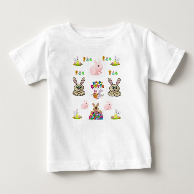 T-shirt Pour Bébé T-shirt bébé Pâques (Devant)